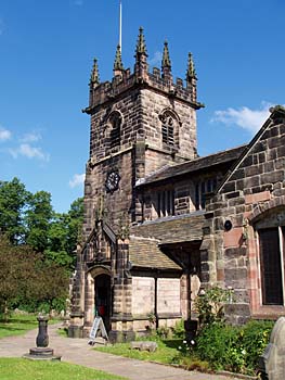 Tower and porch