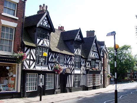 Half-timbered