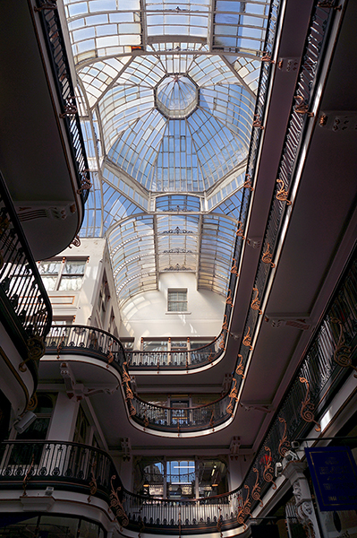 Arcade ceiling