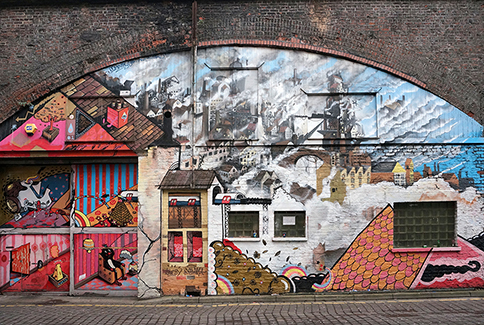 Graffiti in Oxford Rd.