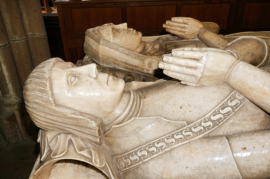 Detail of effigy
