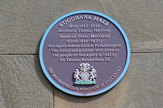 Plaque on Hall