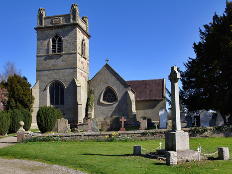 church and war memorial